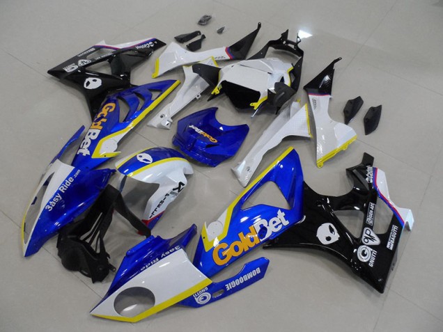 Discount 2009-2014 Blue White GoldBet BMW S1000RR Motorcycle Fairings Canada Discount 2009-2014 Blue White GoldBet BMW S1000RR Motorcycle Fairings Canada