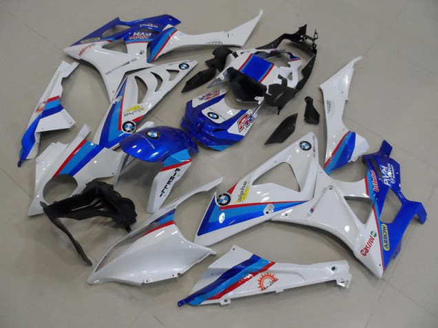 Discount 2009-2014 Blue White BMW S1000RR Motorcycle Fairing Kit Canada Discount 2009-2014 Blue White BMW S1000RR Motorcycle Fairing Kit Canada