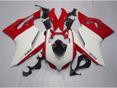 Discount 2011-2014 White Red Ducati 1199 Bike Fairings Canada