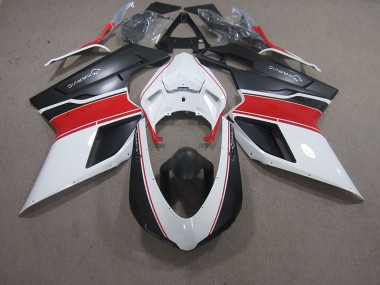 Discount 2007-2014 White Red Black Marvic Ducati 848 Motorcycle Fairings Kit Canada