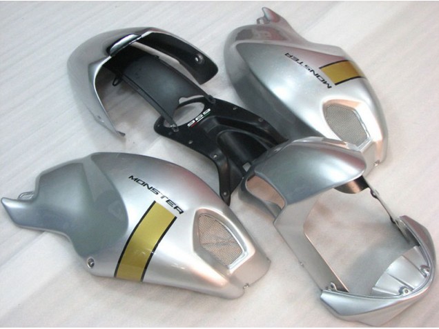 Discount 2008-2012 Black Silver Monster Ducati Monster 696 Motorcycle Fairing Kit Canada