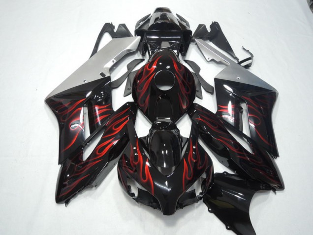 Discount 2004-2005 Black Red Flame Honda CBR1000RR Motorbike Fairing Canada Discount 2004-2005 Black Red Flame Honda CBR1000RR Motorbike Fairing Canada