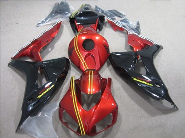 Discount 2006-2007 Black Red Yellow Honda CBR1000RR Motorcycle Replacement Fairings Canada
