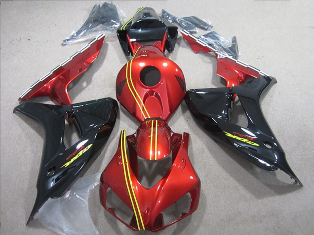 Discount 2006-2007 Black Red Yellow Honda CBR1000RR Motorcycle Replacement Fairings Canada Discount 2006-2007 Black Red Yellow Honda CBR1000RR Motorcycle Replacement Fairings Canada