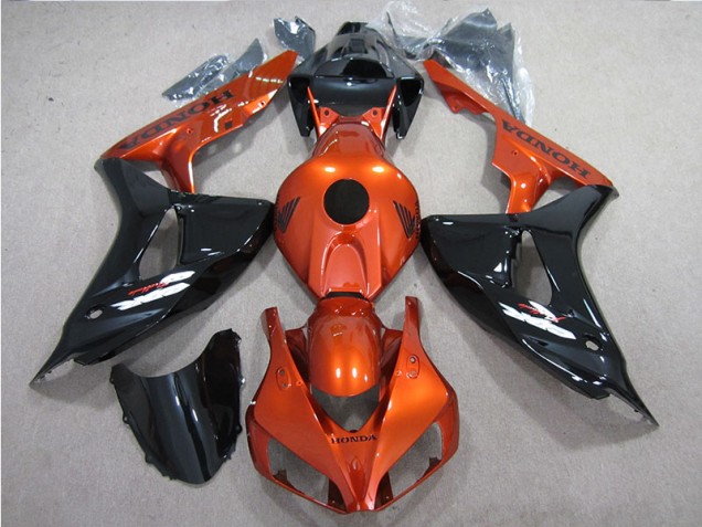 Discount 2006-2007 Black Orange Honda CBR1000RR Motorcycle Fairings Kit Canada Discount 2006-2007 Black Orange Honda CBR1000RR Motorcycle Fairings Kit Canada