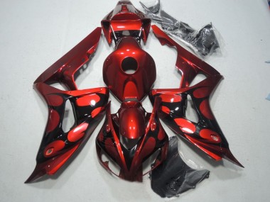 Discount 2006-2007 Red Black Honda CBR1000RR Bike Fairing Kit Canada