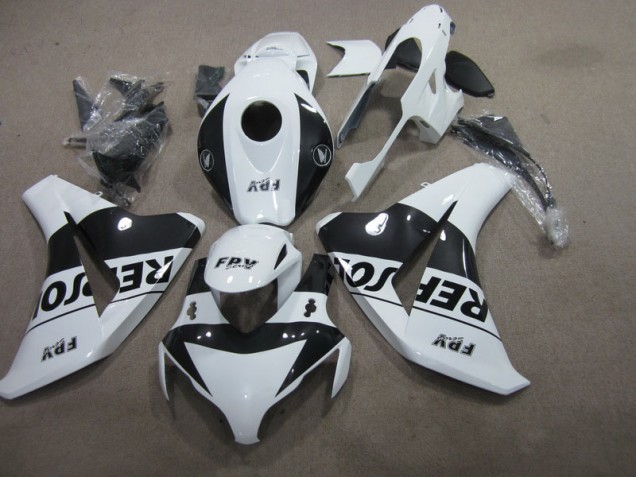 Discount 2008-2011 Black White Repsol Honda CBR1000RR Replacement Motorcycle Fairings Canada Discount 2008-2011 Black White Repsol Honda CBR1000RR Replacement Motorcycle Fairings Canada