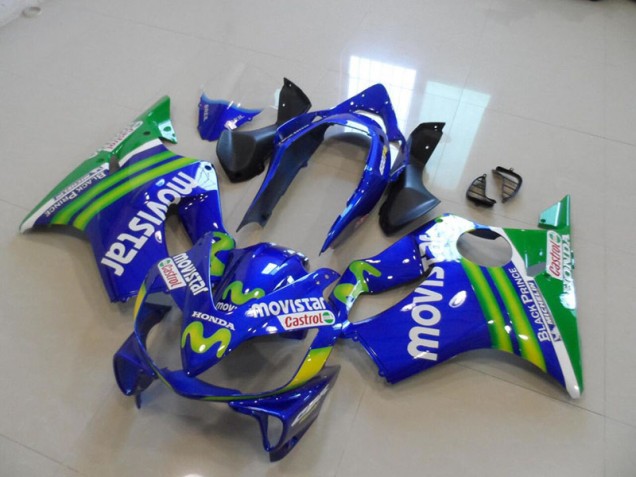 Discount 2004-2007 Blue Movistar Castrol Honda CBR600 F4i Bike Fairings Canada Discount 2004-2007 Blue Movistar Castrol Honda CBR600 F4i Bike Fairings Canada
