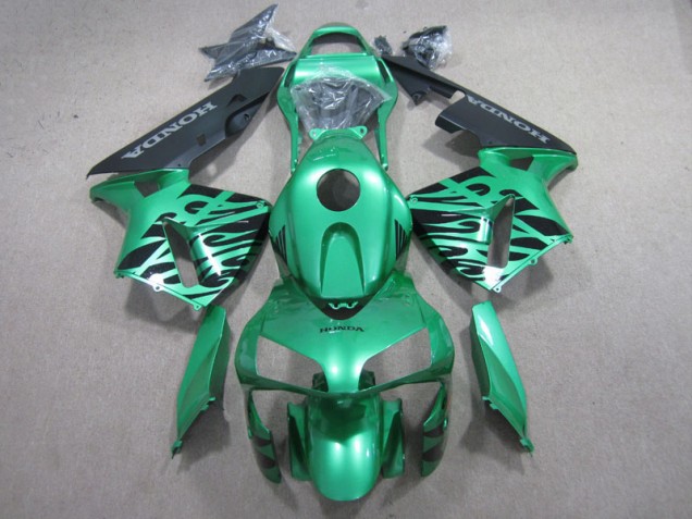 Discount 2003-2004 Green Black Honda CBR600RR Motor Bike Fairings Canada Discount 2003-2004 Green Black Honda CBR600RR Motor Bike Fairings Canada