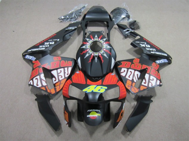 Discount 2003-2004 Black Red Repsol 46 Honda CBR600RR Motorcycle Bodywork Canada Discount 2003-2004 Black Red Repsol 46 Honda CBR600RR Motorcycle Bodywork Canada