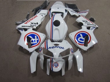 Discount 2005-2006 White Blue Repsol Honda CBR600RR Bike Fairing Kit Canada