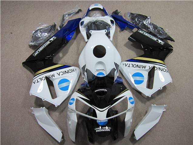 Discount 2005-2006 White Blue Konica Minolta Honda CBR600RR Motorcycle Replacement Fairings Canada Discount 2005-2006 White Blue Konica Minolta Honda CBR600RR Motorcycle Replacement Fairings Canada