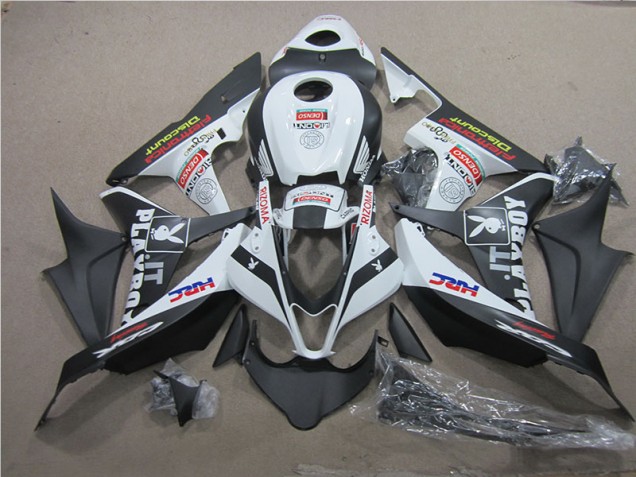 Discount 2007-2008 Black White HRC Honda CBR600RR Motorcycle Fairing Kits Canada Discount 2007-2008 Black White HRC Honda CBR600RR Motorcycle Fairing Kits Canada