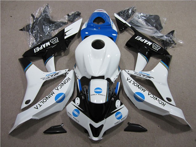 Discount 2007-2008 Blue White Black Konica Minolta MAPEI Honda CBR600RR Moto Fairings Canada Discount 2007-2008 Blue White Black Konica Minolta MAPEI Honda CBR600RR Moto Fairings Canada