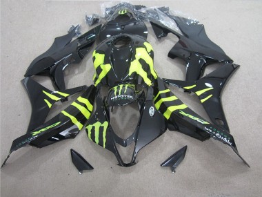 Discount 2007-2008 Black Green Monster Honda CBR600RR Motorcycle Fairing Kit Canada