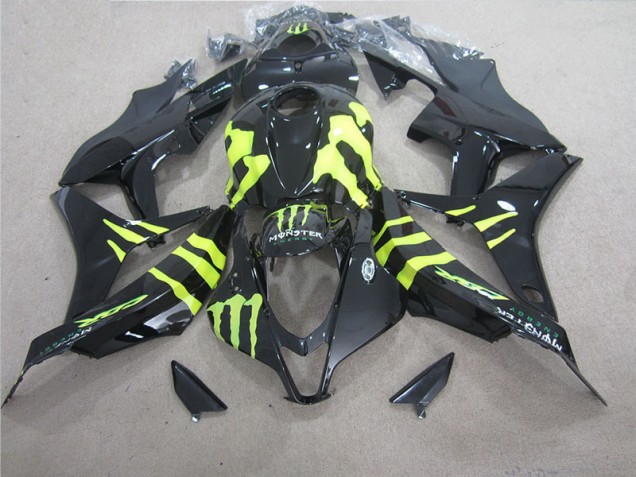 Discount 2007-2008 Black Green Monster Honda CBR600RR Motorcycle Fairing Kit Canada Discount 2007-2008 Black Green Monster Honda CBR600RR Motorcycle Fairing Kit Canada