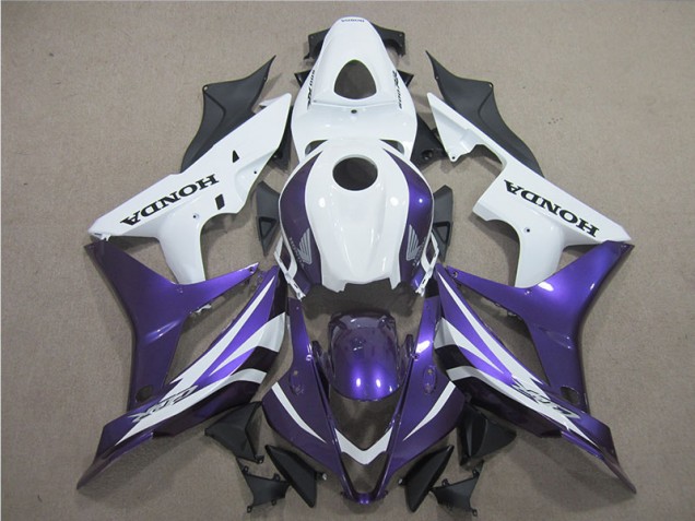 Discount 2007-2008 Purple White Honda CBR600RR Motor Bike Fairings Canada Discount 2007-2008 Purple White Honda CBR600RR Motor Bike Fairings Canada