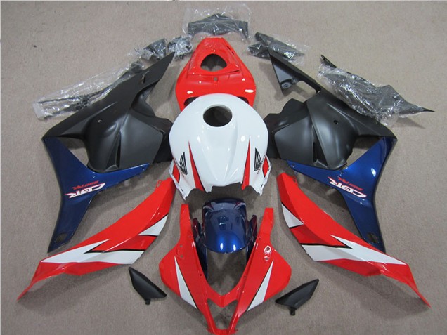 Discount 2009-2012 White Red Blue Honda CBR600RR Motorcycle Fairings Kits Canada Discount 2009-2012 White Red Blue Honda CBR600RR Motorcycle Fairings Kits Canada