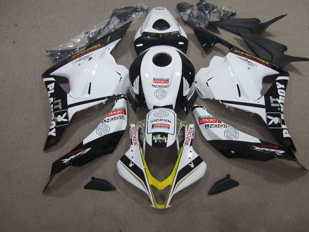 Discount 2009-2012 White Black DENSO RIZOMA Honda CBR600RR Motorcycle Fairing Kits Canada Discount 2009-2012 White Black DENSO RIZOMA Honda CBR600RR Motorcycle Fairing Kits Canada