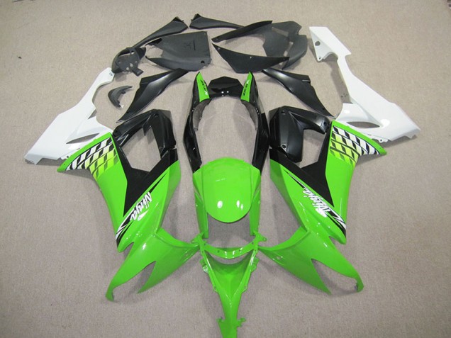 Discount 2008-2010 Black Green Ninja Kawasaki ZX10R Bike Fairings Canada Discount 2008-2010 Black Green Ninja Kawasaki ZX10R Bike Fairings Canada