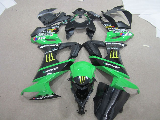 Discount 2008-2010 Black Green Monster Kawasaki ZX10R Bike Fairing Kit Canada Discount 2008-2010 Black Green Monster Kawasaki ZX10R Bike Fairing Kit Canada