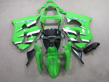 Discount 2000-2002 Green Black White Kawasaki ZX6R Motorcycle Fairings & Bodywork Canada