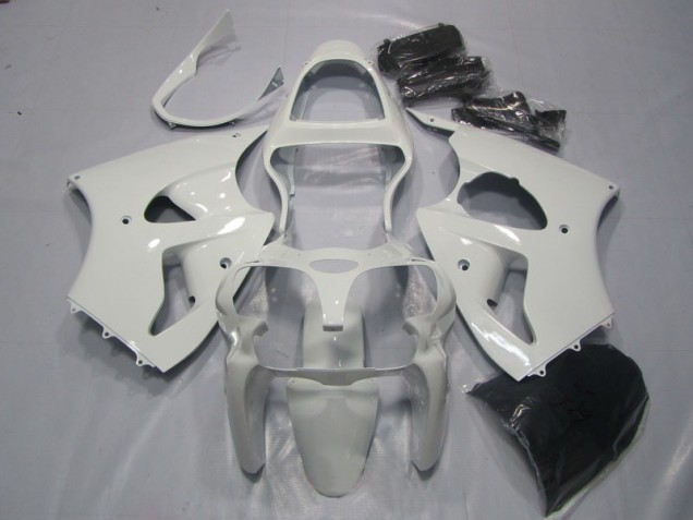 Discount 2000-2002 White Kawasaki ZX6R Bike Fairing Kit Canada Discount 2000-2002 White Kawasaki ZX6R Bike Fairing Kit Canada