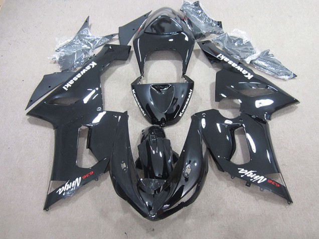 Discount 2005-2006 Black Ninja 636 Kawasaki ZX6R Motorcycle Bodywork Canada Discount 2005-2006 Black Ninja 636 Kawasaki ZX6R Motorcycle Bodywork Canada