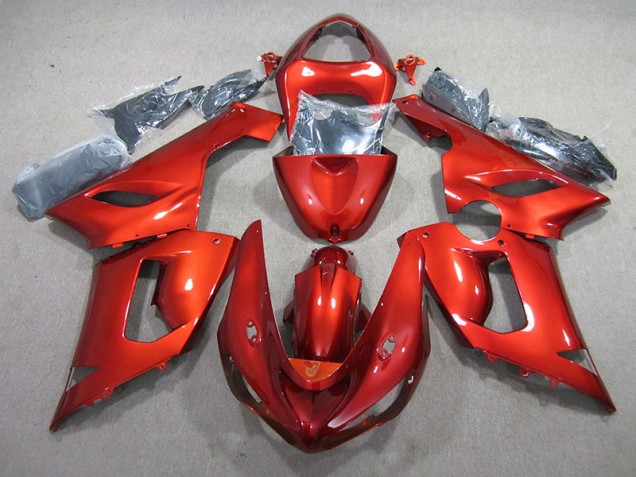 Discount 2005-2006 Orange Kawasaki ZX6R Motor Fairings Canada Discount 2005-2006 Orange Kawasaki ZX6R Motor Fairings Canada