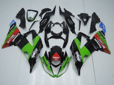 Discount 2013-2018 Black Green Red Motocard Kawasaki ZX6R Motorcycle Fairing Kit Canada