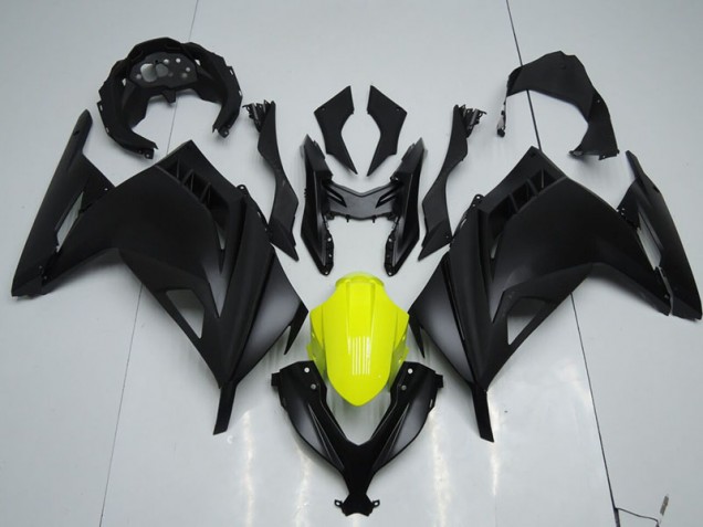 Discount 2013-2016 Black Yellow Kawasaki ZX300R Replacement Motorcycle Fairings Canada Discount 2013-2016 Black Yellow Kawasaki ZX300R Replacement Motorcycle Fairings Canada