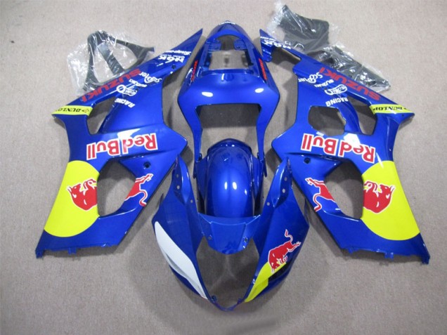 Discount 2003-2004 Blue Red Bull Suzuki GSXR1000 Replacement Motorcycle Fairings Canada Discount 2003-2004 Blue Red Bull Suzuki GSXR1000 Replacement Motorcycle Fairings Canada