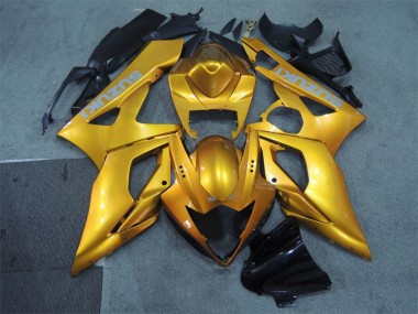 Discount 2005-2006 Gold Suzuki GSXR1000 Motorcycle Fairings Kit Canada
