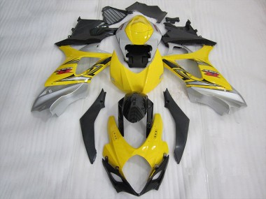 Discount 2007-2008 Yellow Black Suzuki GSXR1000 Motorbike Fairings Canada