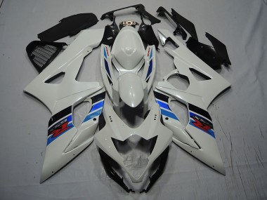 Discount 2007-2008 White Blue Suzuki GSXR1000 Bike Fairings Canada