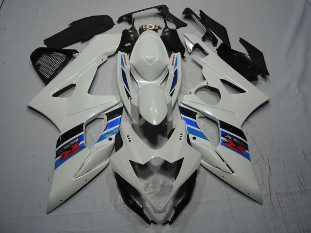Discount 2007-2008 White Blue Suzuki GSXR1000 Bike Fairings Canada Discount 2007-2008 White Blue Suzuki GSXR1000 Bike Fairings Canada