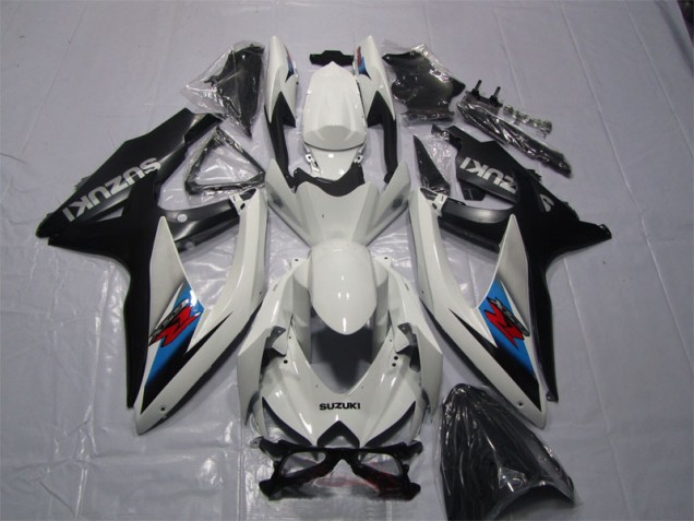 Discount 2007-2008 White Black Suzuki GSXR1000 Motor Bike Fairings Canada Discount 2007-2008 White Black Suzuki GSXR1000 Motor Bike Fairings Canada
