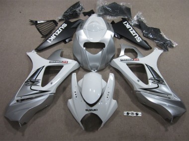 Discount 2007-2008 White Suzuki GSXR1000 Replacement Motorcycle Fairings Canada