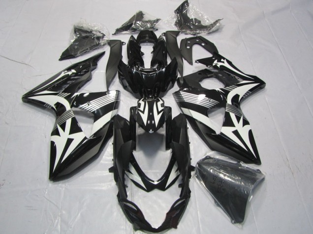 Discount 2009-2016 Black White Suzuki GSXR1000 Motorcycle Fairings Canada Discount 2009-2016 Black White Suzuki GSXR1000 Motorcycle Fairings Canada