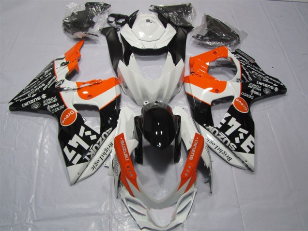 Discount 2009-2016 White Black Orange Bright Logic Suzuki GSXR1000 Motor Bike Fairings Canada