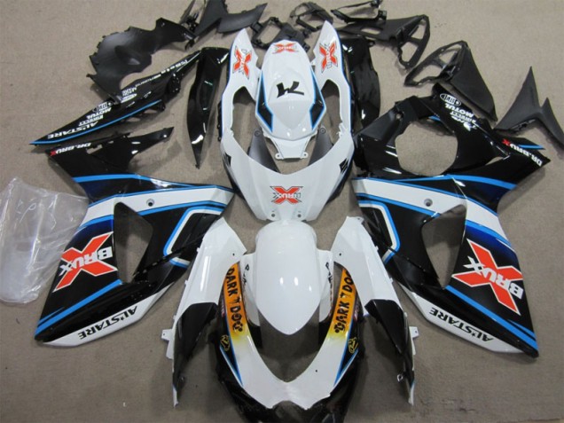 Discount 2009-2016 White Blue Brux Dark Dog Suzuki GSXR1000 Motorbike Fairing Kits Canada Discount 2009-2016 White Blue Brux Dark Dog Suzuki GSXR1000 Motorbike Fairing Kits Canada