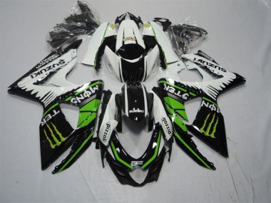 Discount 2009-2016 Black White Green Monster Pizzoli Suzuki GSXR1000 Moto Fairings Canada