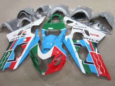 Discount 2004-2005 Blue Green Red Motul Suzuki GSXR600 Motorcycle Fairing Canada