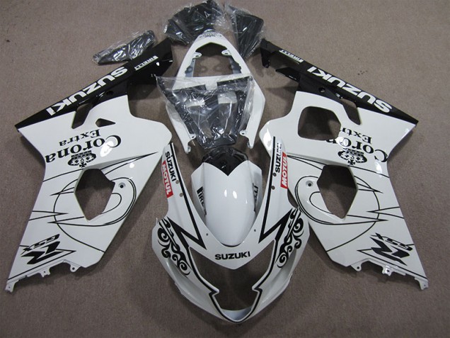 Discount 2004-2005 White Corona Extra Motul Suzuki GSXR600 Bike Fairing Kit Canada Discount 2004-2005 White Corona Extra Motul Suzuki GSXR600 Bike Fairing Kit Canada