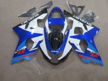 Discount 2004-2005 Blue White Suzuki GSXR600 Motorcycle Fairings Kits Canada