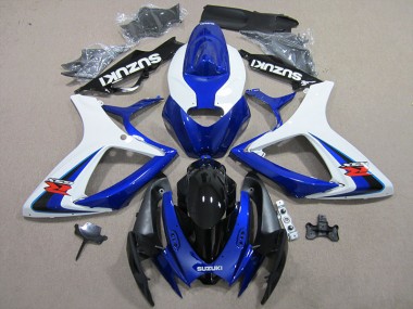 Discount 2006-2007 Blue White Suzuki GSXR600 Motorbike Fairings Canada