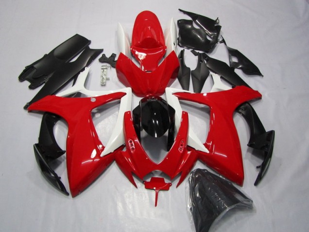 Discount 2006-2007 Red Black Suzuki GSXR600 Motorcycle Replacement Fairings Canada Discount 2006-2007 Red Black Suzuki GSXR600 Motorcycle Replacement Fairings Canada