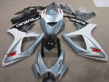 Discount 2006-2007 White Grey Suzuki GSXR600 Motorbike Fairings Canada