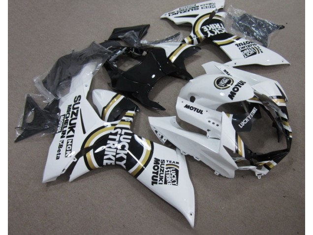 Discount 2011-2024 White Lucky Strike Black Motul Suzuki GSXR600 Motor Fairings Canada Discount 2011-2024 White Lucky Strike Black Motul Suzuki GSXR600 Motor Fairings Canada