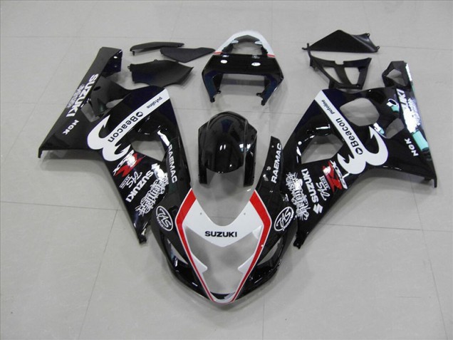 Discount 2004-2005 Black Red Beacon Suzuki GSXR750 Motorbike Fairings Canada Discount 2004-2005 Black Red Beacon Suzuki GSXR750 Motorbike Fairings Canada